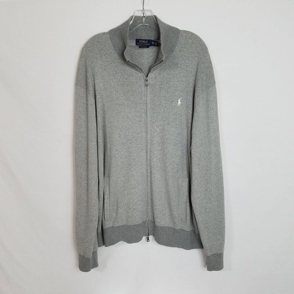 Polo Ralph Lauren Other - Polo Ralph Lauren Full Zip Sweater Jacket Mens 2XL